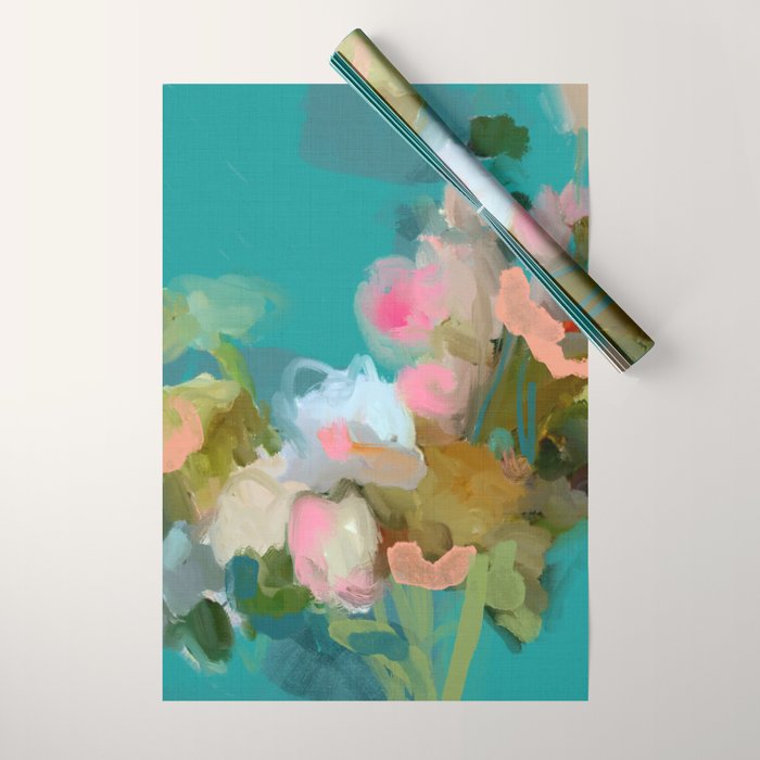 floral abstract 1 22 Wrapping Paper Gallery Image 1