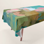 floral abstract 1 22 Tablecloth Gallery Image 1