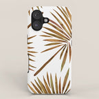 Tropical Fan Palm - Sepia iPhone Case Gallery Image 1
