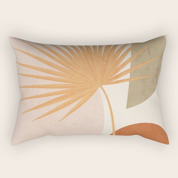 Tropical Leaf- Abstract Art 49a Rectangular Pillow Gallery Image 2