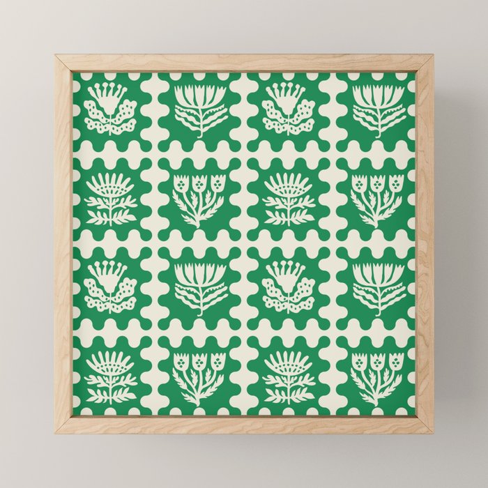 FOLKFLOWER FOREST Mini Art Print Gallery Image 1