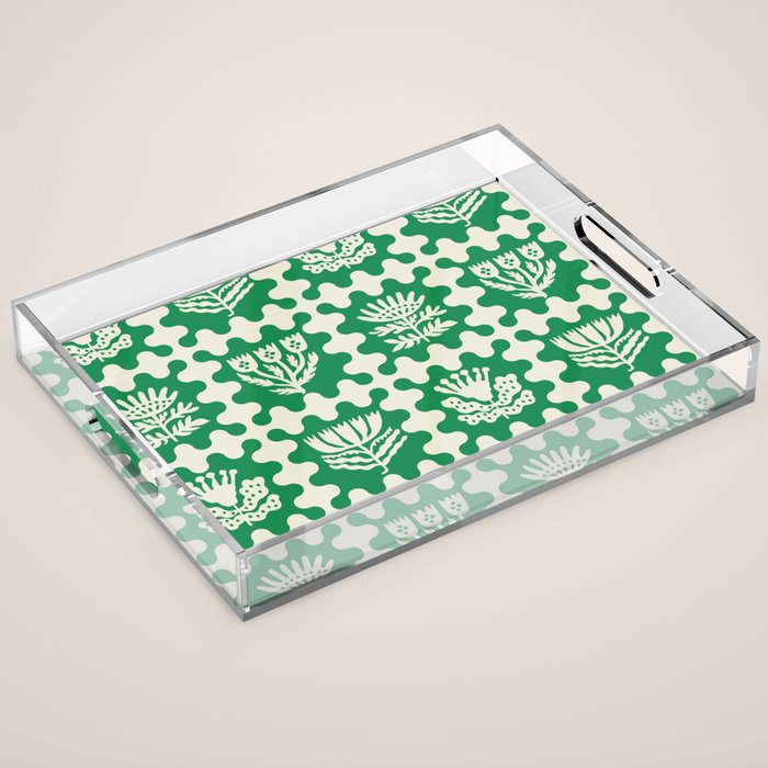 FOLKFLOWER FOREST Acrylic Tray Gallery Image 1