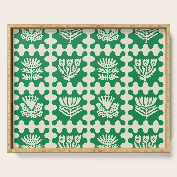 FOLKFLOWER FOREST Serving Tray Gallery Image 1