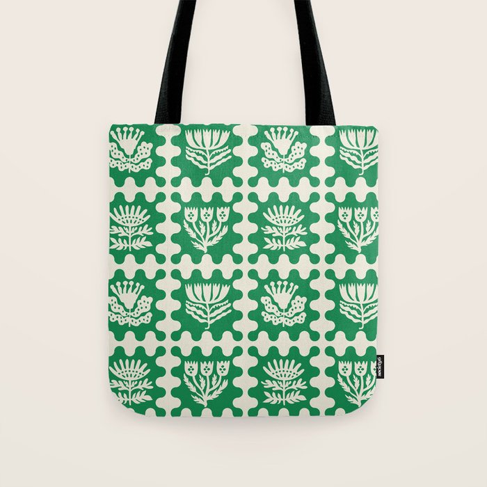 FOLKFLOWER FOREST Tote Bag Gallery Image 1