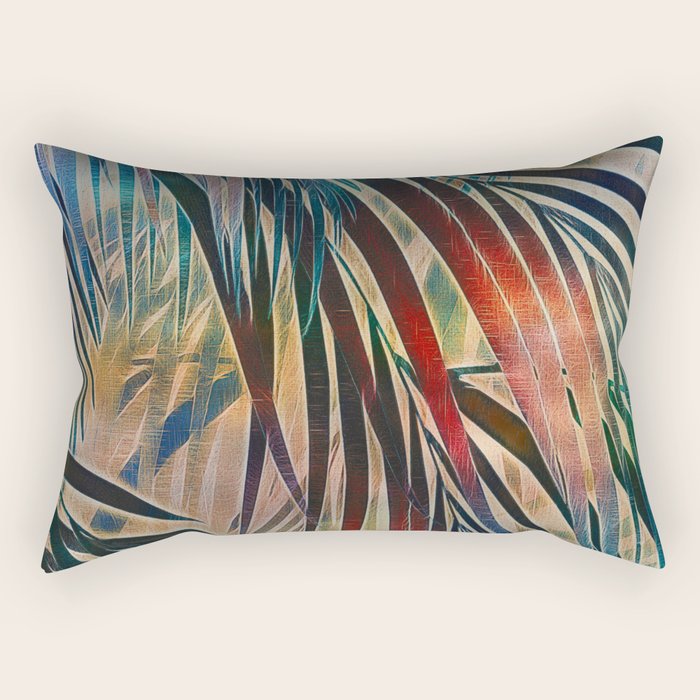 Tropical Sunset Rectangular Pillow Gallery Image 1