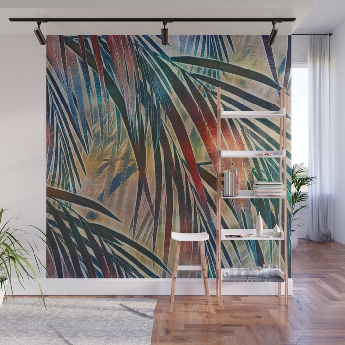 Tropical Sunset Wall Mural Gallery Image 1