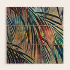 Tropical Sunset Wood Wall Art Gallery Image 1