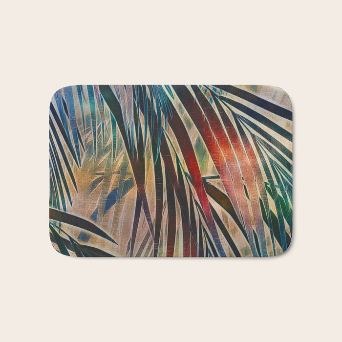 Tropical Sunset Bath Mat Gallery Image 1