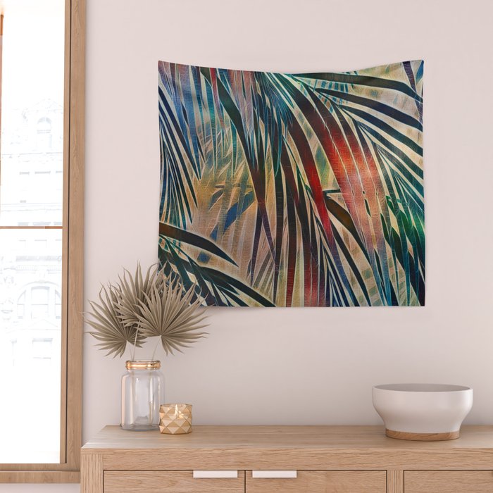 Tropical Sunset Wall Tapestry Gallery Image 2