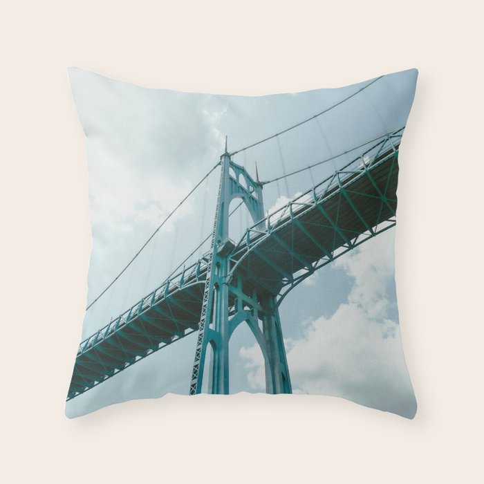 St. Johns Bridge Throw Pillow Gallery Image 6