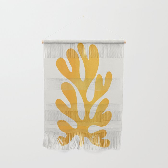 Canary Leaf: Matisse Color Paper Cutouts 04 Wall Hanging Gallery Image 1