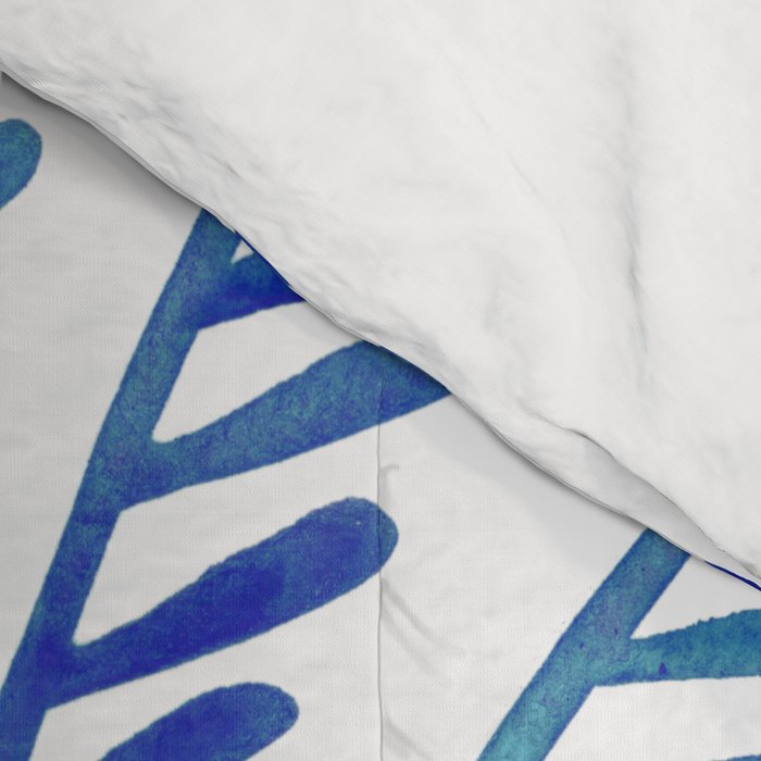 Palm Tree - Navy Palette Comforter Gallery Image 4