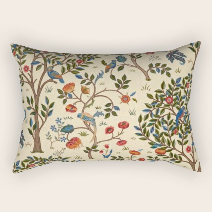 William Morris Kelmscott Tree Rectangular Pillow Gallery Image 2