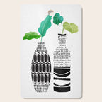 Tribal Vases II with Tropical Greenery Cutting Board Gallery Image 1
