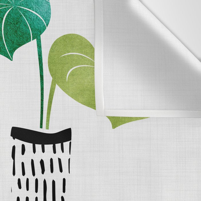 Tribal Vases II with Tropical Greenery Wall Tapestry Gallery Image 3