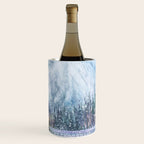 Enchanting Snowy Log Cabin Alpine Lake Wine Chiller Gallery Image 3