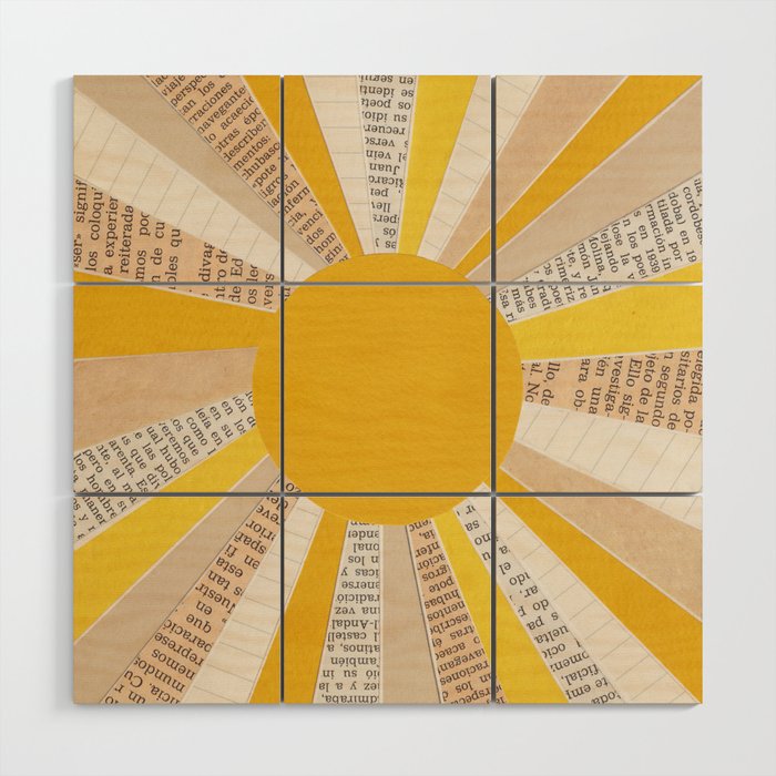 Sunshine Wood Wall Art Gallery Image 1