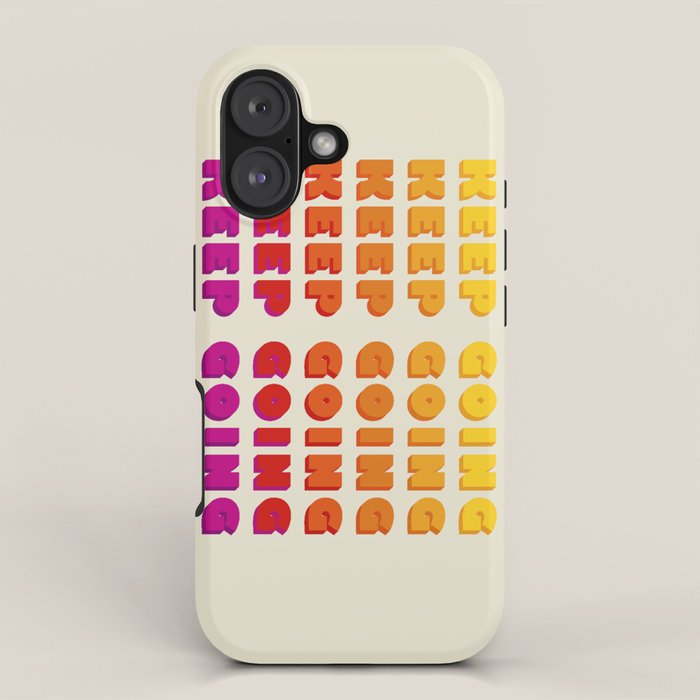 KEEP GOING - POSITIVE QUOTE iPhone Case Gallery Image 1