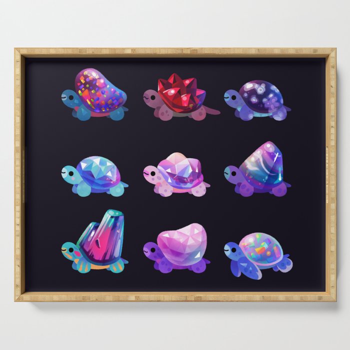 Jewel turtle Serving Tray Gallery Image 1