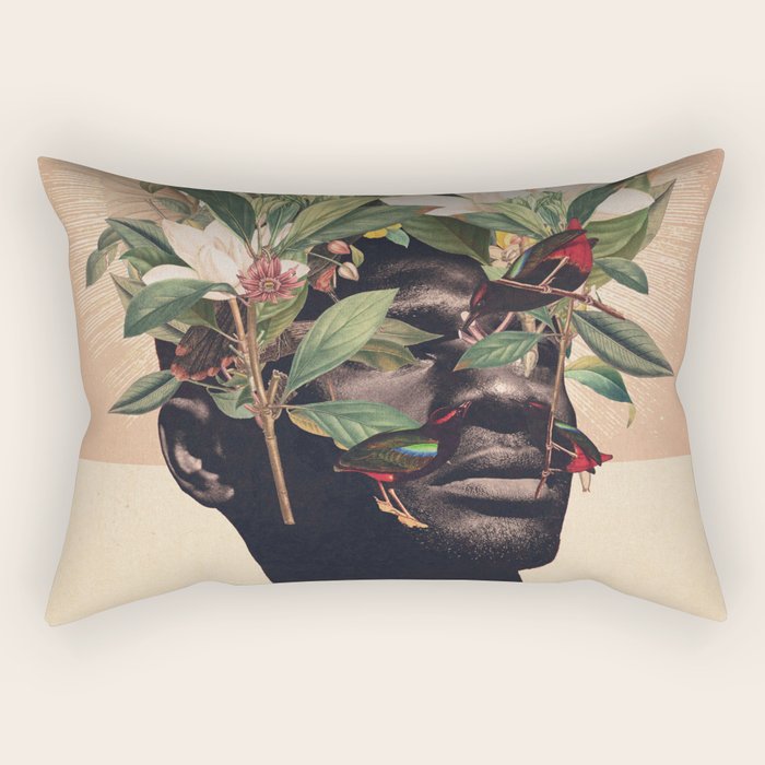 Birds are my Real Origin Rectangular Pillow Gallery Image 2