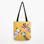 Bubble Gum Gang in Yellow Tote Bag Gallery Image 2