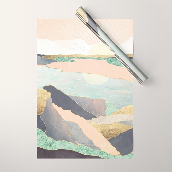 Sunrise Beach Wrapping Paper Gallery Image 1