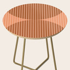 Abstraction Shapes 17 in Terracotta Shades (Moon Phase Abstract)  Side Table Gallery Image 2