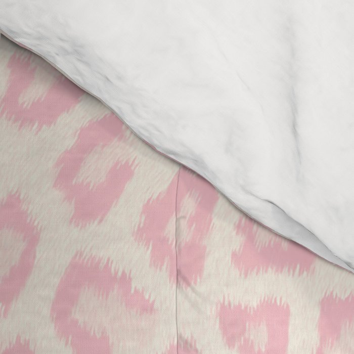 Modern ivory blush pink girly cheetah animal print pattern Comforter Gallery Image 4
