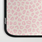 Modern ivory blush pink girly cheetah animal print pattern Laptop Sleeve Gallery Image 3
