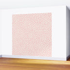 Modern ivory blush pink girly cheetah animal print pattern Wall Mural Gallery Image 2