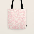 Modern ivory blush pink girly cheetah animal print pattern Tote Bag Gallery Image 1