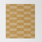 ella stripe - mustard Throw Blanket Gallery Image 2