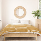 ella stripe - mustard Duvet Cover Gallery Image 3