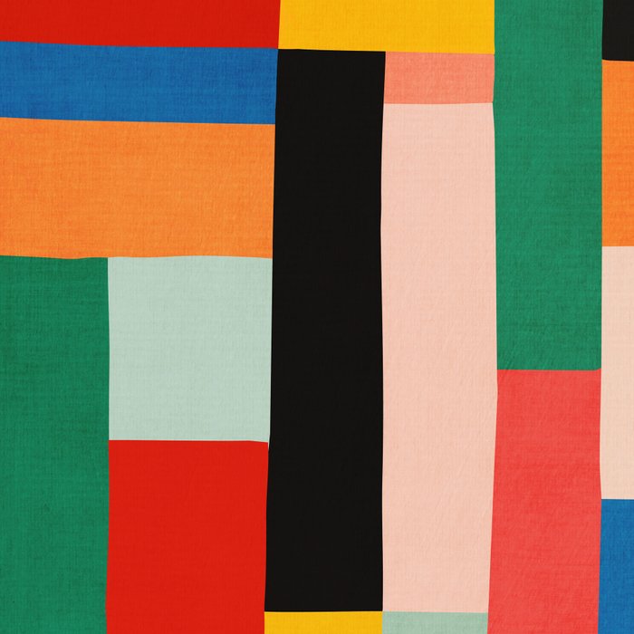 MidCentury Modern Colorful Geometric Artwork Coffee Mug Gallery Image 2