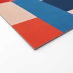 MidCentury Modern Colorful Geometric Artwork Welcome Mat Gallery Image 2
