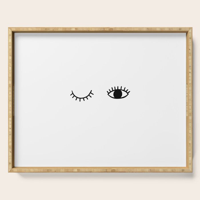 Eye wink Serving Tray Gallery Image 1