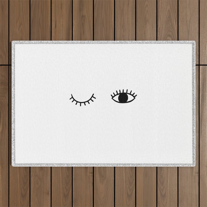 Eye wink Outdoor Rug Gallery Image 1