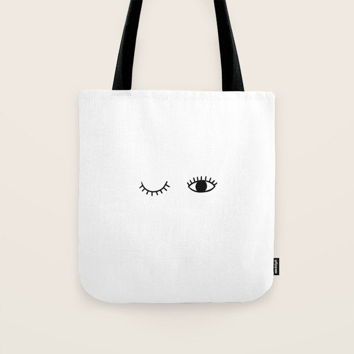 Eye wink Tote Bag Gallery Image 1
