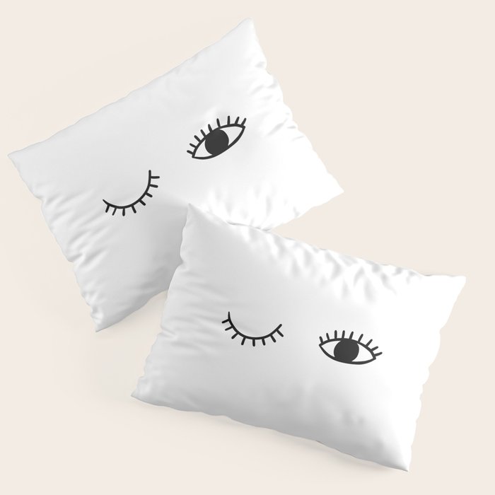 Eye wink Pillow Sham Gallery Image 3