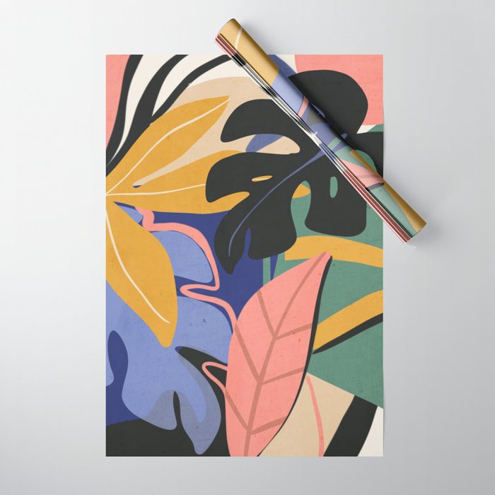 Jungle Abstract 7 Wrapping Paper Gallery Image 1