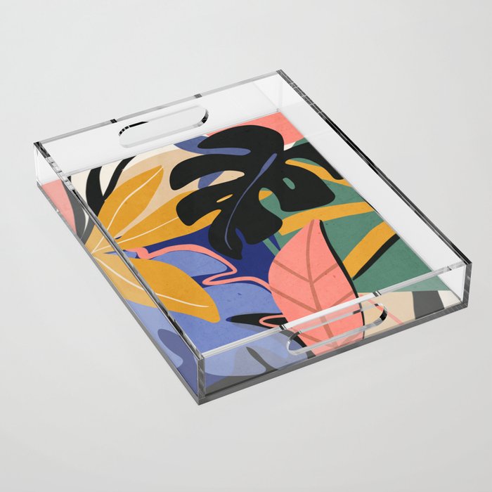 Jungle Abstract 7 Acrylic Tray Gallery Image 1