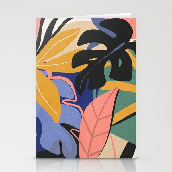 Jungle Abstract 7 Stationery Card Gallery Image 1