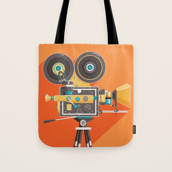 Cine Orange Lens Tote Bag Gallery Image 1