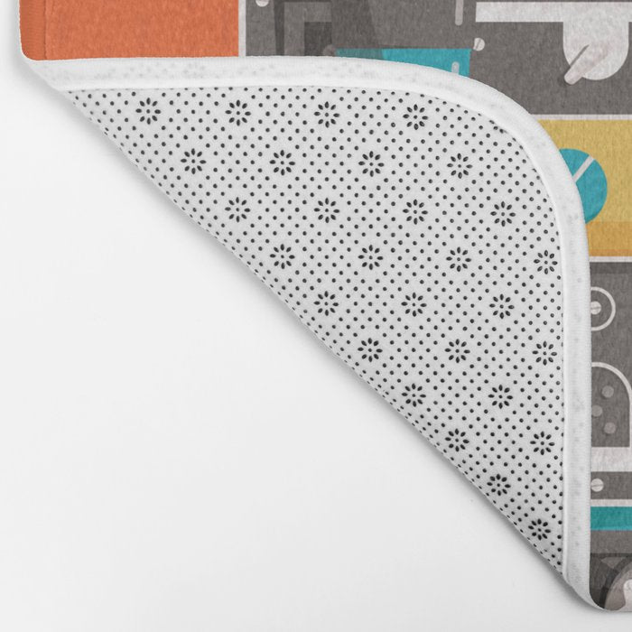 Cine Orange Lens Bath Mat Gallery Image 2