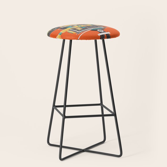 Cine Orange Lens Stool Gallery Image 1