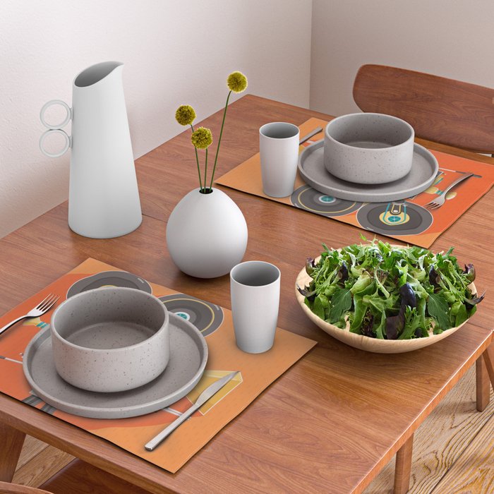 Cine Orange Lens Placemat Gallery Image 2