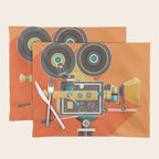 Cine Orange Lens Placemat Gallery Image 1