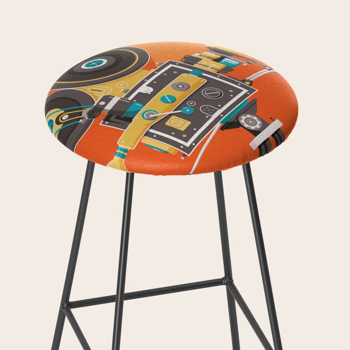 Cine Orange Lens Stool Gallery Image 2