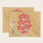 Fiery flowers Placemat Gallery Image 1