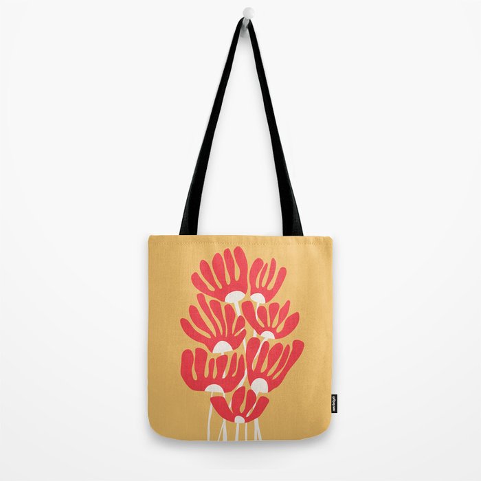 Fiery flowers Tote Bag Gallery Image 2